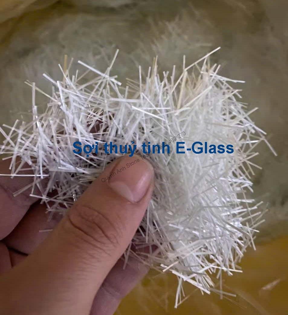 Sợi thuỷ tinh vụn E-Glass 20mm - Ảnh 3